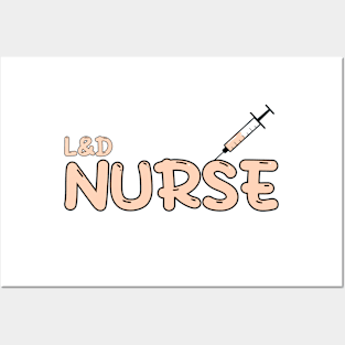 Labor and Delivery Nurse Orange Posters and Art